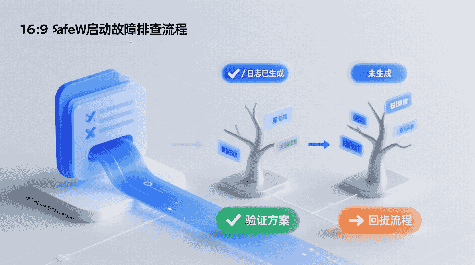 SafeW无法启动时如何快速定位日志报错并修复？